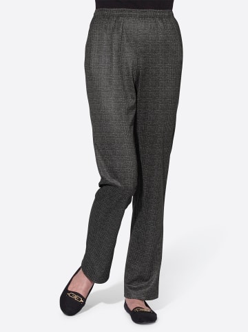 WITT WEIDEN Schlupfhose in steingrau-gemustert