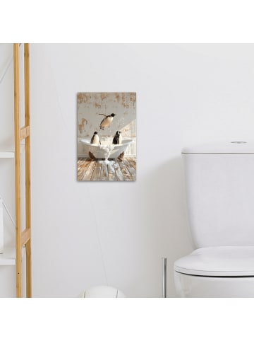 MuchoWow Leinwand bilder Pinguine (BxH)