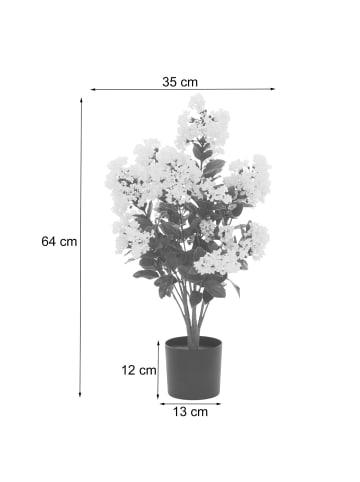 MCW Künstlicher Flieder Q87, Weiß