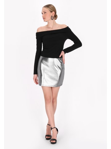 myMo at night Women Skirt in silver