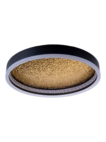 näve LED Deckenleuchte "ARANY" in schwarz - (L)40 cm x (B)40 cm x (H)7 cm - EEK E