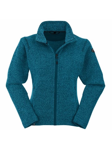 Maul Sport Strickfleecejacke Brixen in Petrol