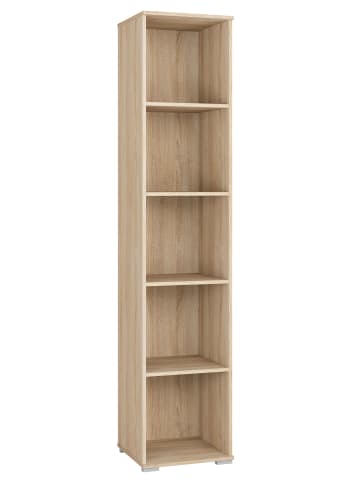 Feldmann-Wohnen Bücherregal Optimal Sonoma Eiche hell 43 / 41 / 204cm