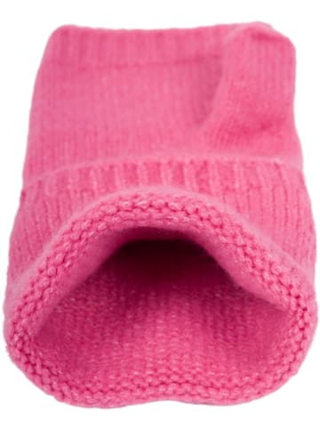 styleBREAKER Fingerlose Strickhandschuhe in Pink