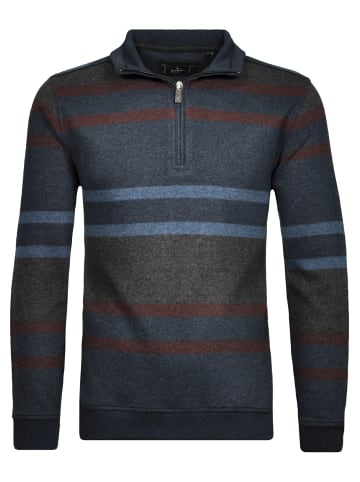 Ragman Troyer Mock neck stripe in Anthrazit