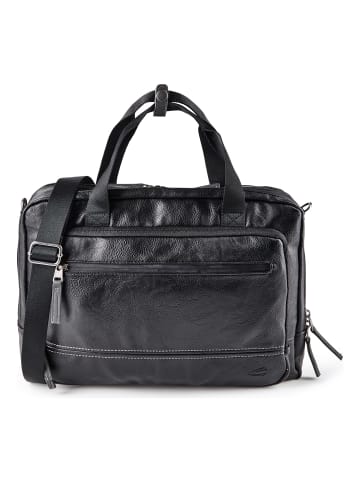 Camel Active Traces Aktentasche Leder 39 cm Laptopfach black