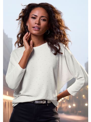 LASCANA Rundhalsshirt in creme