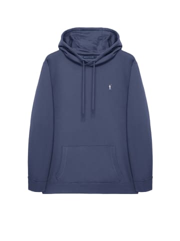 Polo Club Hoodie in Denim Blau