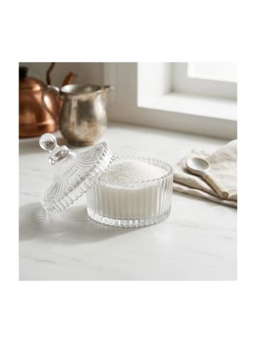 Schäfer Zuckerschale mit Deckel aus Glas - 240 ml in Transparent