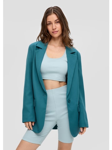 QS Indoor-Blazer in 6737_petrol