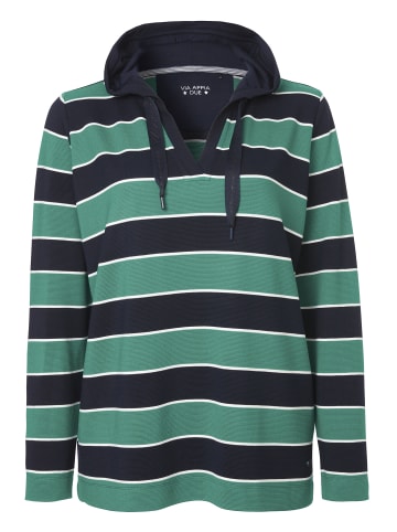 VIA APPIA DUE  Sweatshirt Sportives Kapuzensweatshirt mit Glitzerdetails in marine multicolor