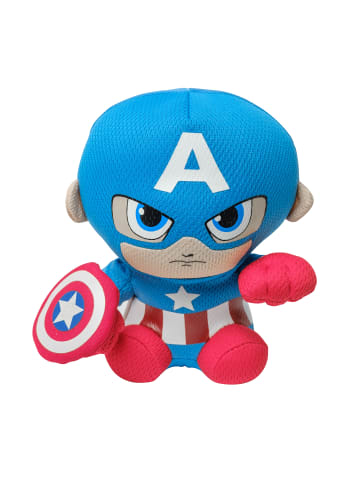 Avengers Kuscheltier Captain America Plüschfigur 15 cm in Blau