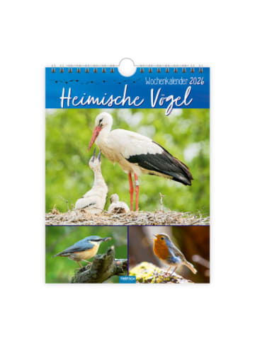 Trötsch Kalender - Trötsch Wochenkalender zum Hängen Heimische Vögel 202