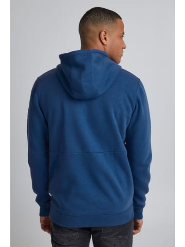 BLEND Kapuzensweatjacke in blau