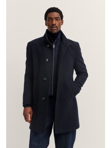 Bugatti Stehkragen Mantel in 390-marine