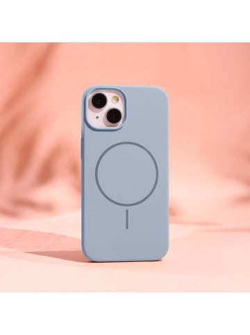 COFI 1453 TFO Silicone Thin Mag kompatibel mit Apple iPhone 18 Pro und in Hellblau