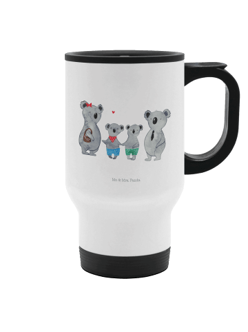 Mr. & Mrs. Panda Thermobecher Koala Familie zwei ohne Spruch in Weiß