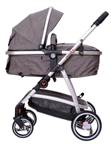 Lalalux Kinderwagen " Babyboomer " in dunkelgrau