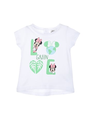 Disney Minnie Mouse T-Shirt kurzarm in Weiß