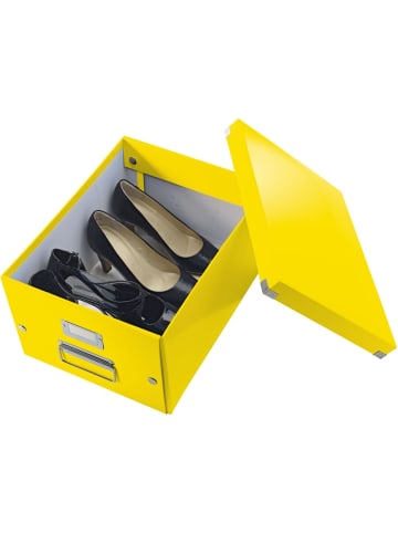 Leitz Ablagebox Click & Store Wow A4 Graukarton gelb