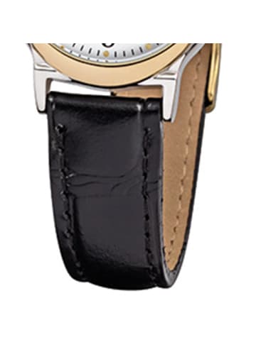 Regent Analog-Armbanduhr Regent Lederarmband schwarz klein (ca. 27mm)