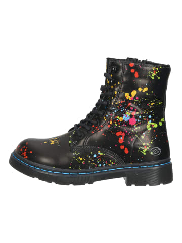 DOCKERS Stiefelette in Schwarz Multi