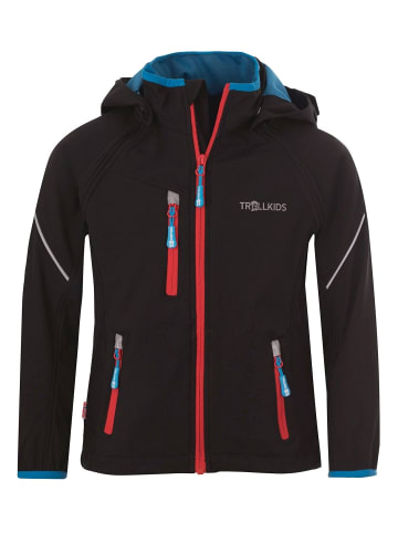 Trollkids Softshell zipp-off Jacke "Rondane" in Schwarz