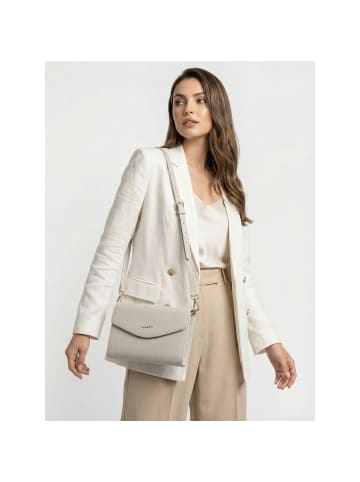 Lazarotti Bologna Leather Clutch Umhängetasche Leder 23 cm in cream