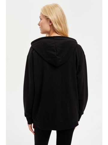 DeFacto Sweatshirt OVERSIZE FIT in Schwarz