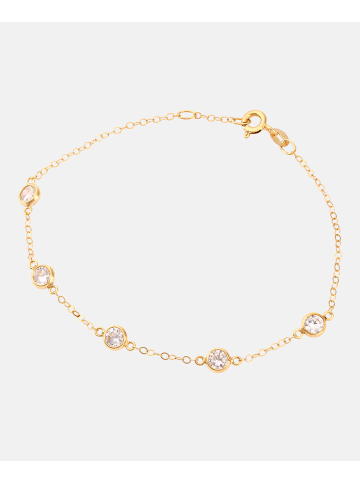Vanlere Armband aus 375 Gelbgold mit Zirkonia