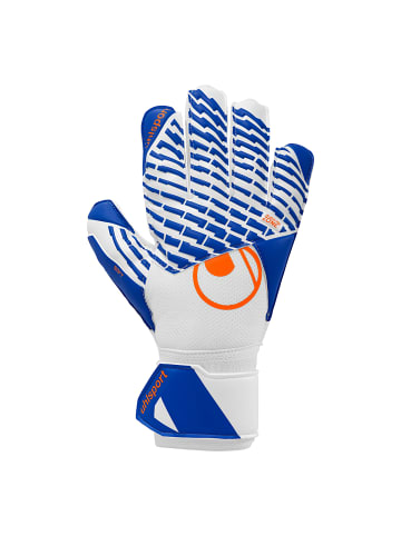 uhlsport  Torwarthandschuhe FM Soft Advanced Kids in weiß/royal/fluo orange
