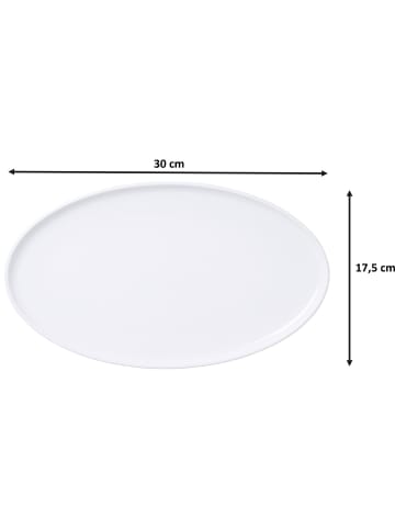 Ritzenhoff & Breker 2er Set Servierplatten Skagen 30 x 17,5 cm in weiß