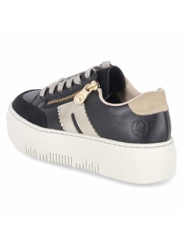 rieker Schnürhalbschuh in schwarz