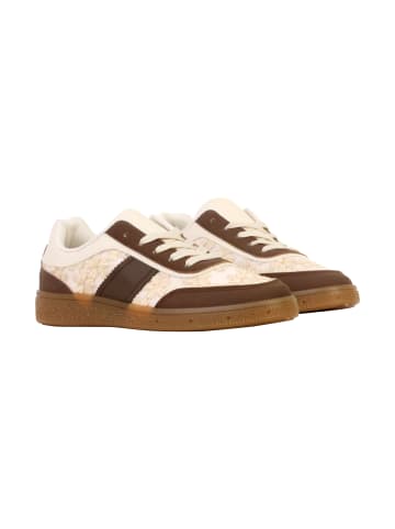 Poti Pati Supermodische Low-Top-Sneaker mit Schnürung Braun