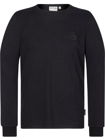 naketano Pullover "Italienischer Hengst Langen" in Schwarz