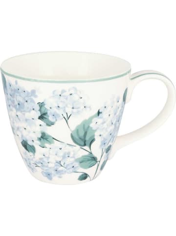 Greengate Becher LILIANA Weiß mit Blumen