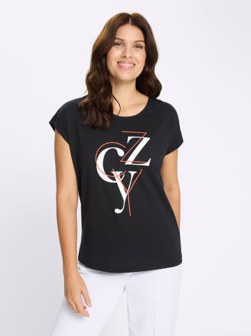 Sieh an! Kurzarm-Shirt in schwarz-weiß