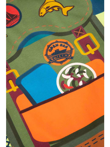 Coccodrillo Baumwoll-langarmshirt in limonengrün