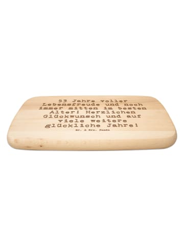 Mr. & Mrs. Panda Holzbrettchen Spruch 53. Geburtstag Freude mit ... in Transparent