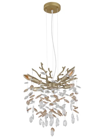 Globo lighting Luster "QUEENA" in gold