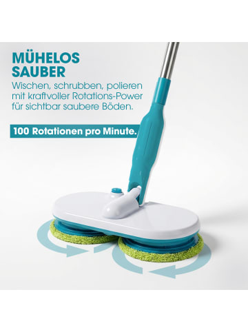 Hurricane Hurricane Akku Wischer Floating Mop in Blau