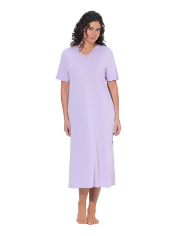 Ulla Popken Nachthemd in zartes lavendel