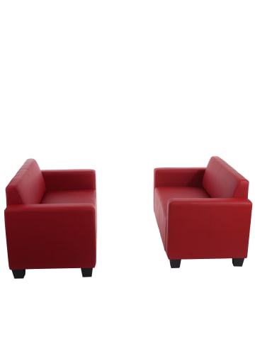 MCW 2er-Set 2er Sofa Moncalieri, Rot