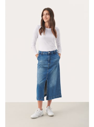 PART TWO Denimrock CaliaPW A-shape in Medium Blue Denim