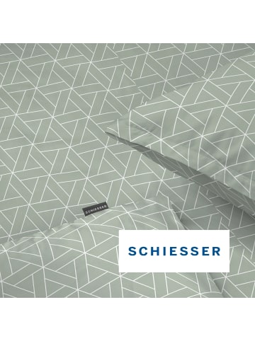 Schiesser Renforcé-Bettwäsche-Set Tris in Mint