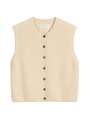 Marc O'Polo Ärmellose Strickweste regular in natural stone