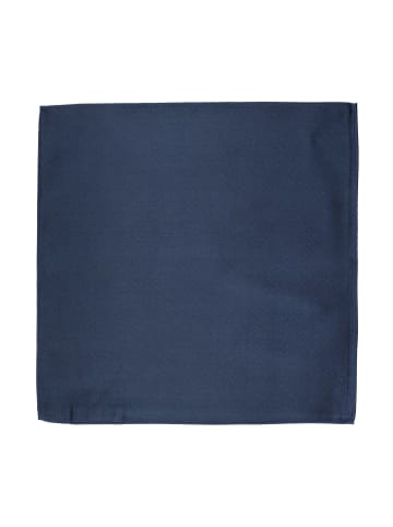 Roy Robson Einstecktuch aus 100% Seide - mit feiner Musterung in DARK BLUE