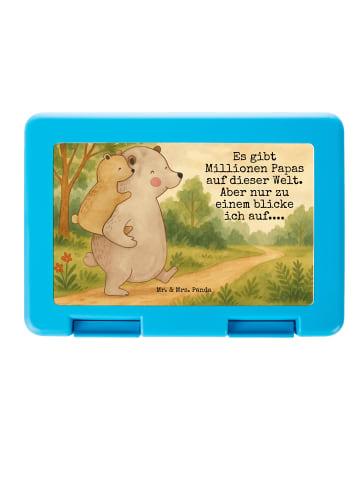 Mr. & Mrs. Panda Bentobox Papa Bär Design mit Spruch in Weiß