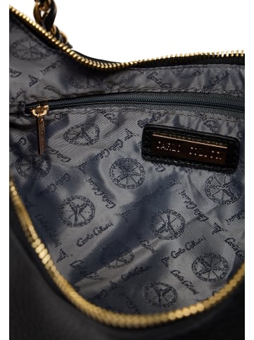 Carlo Colucci Schultertasche Dollinger in Schwarz