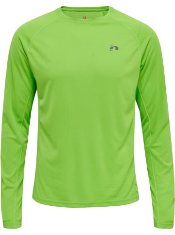 Newline T-Shirt L/S Men Core Running T-Shirt L/S in GREEN FLASH